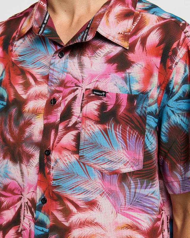 Chemise Technique DHARCO TECH PARTY NEBULA Rose