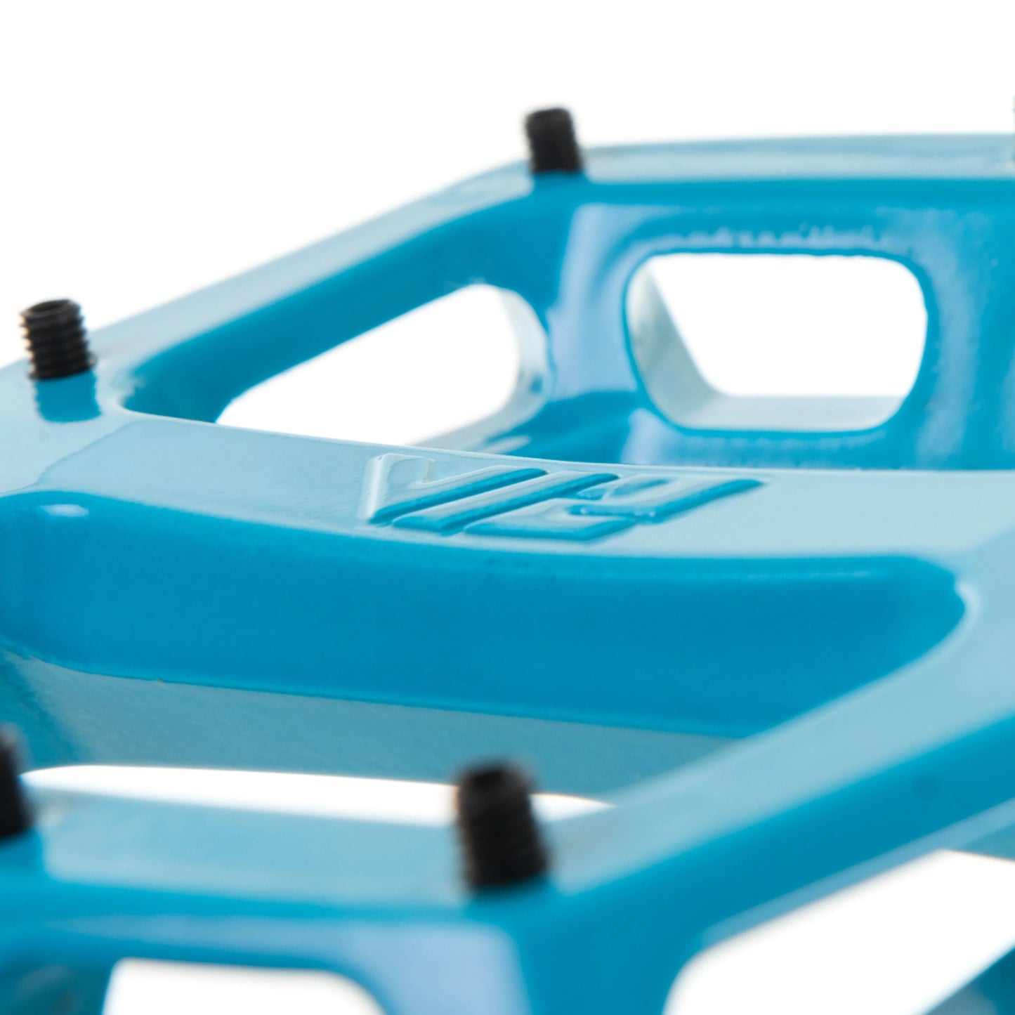 DMR V12 vlakke pedalen Blauw