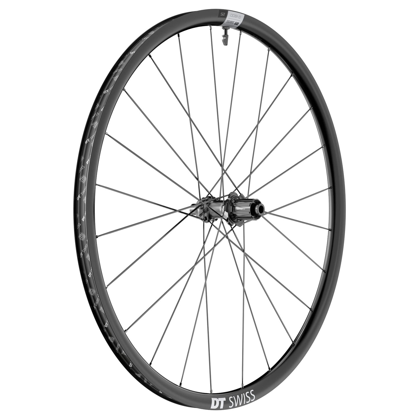 Paar DT SWISS G 1800 SPLINE 25 Tubeless Ready wielen (Center Lock) Dynamo