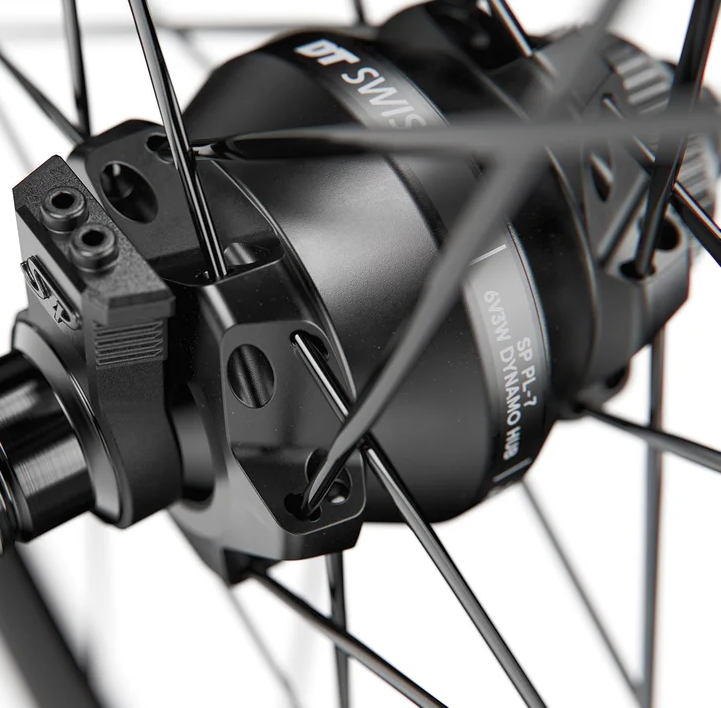Roue Avant DT SWISS G 1800 SPLINE 25 Tubeless Ready (Center Lock) Dynamo
