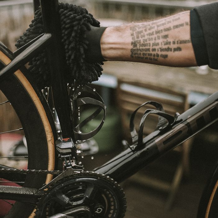 DYNAMIC FIETS SCHOONMAAKHANDLE Microvezel handschoen