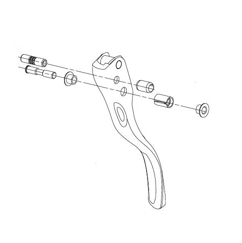Levier de Frein Gauche CAMPAGNOLO CHORUS 12V 2020