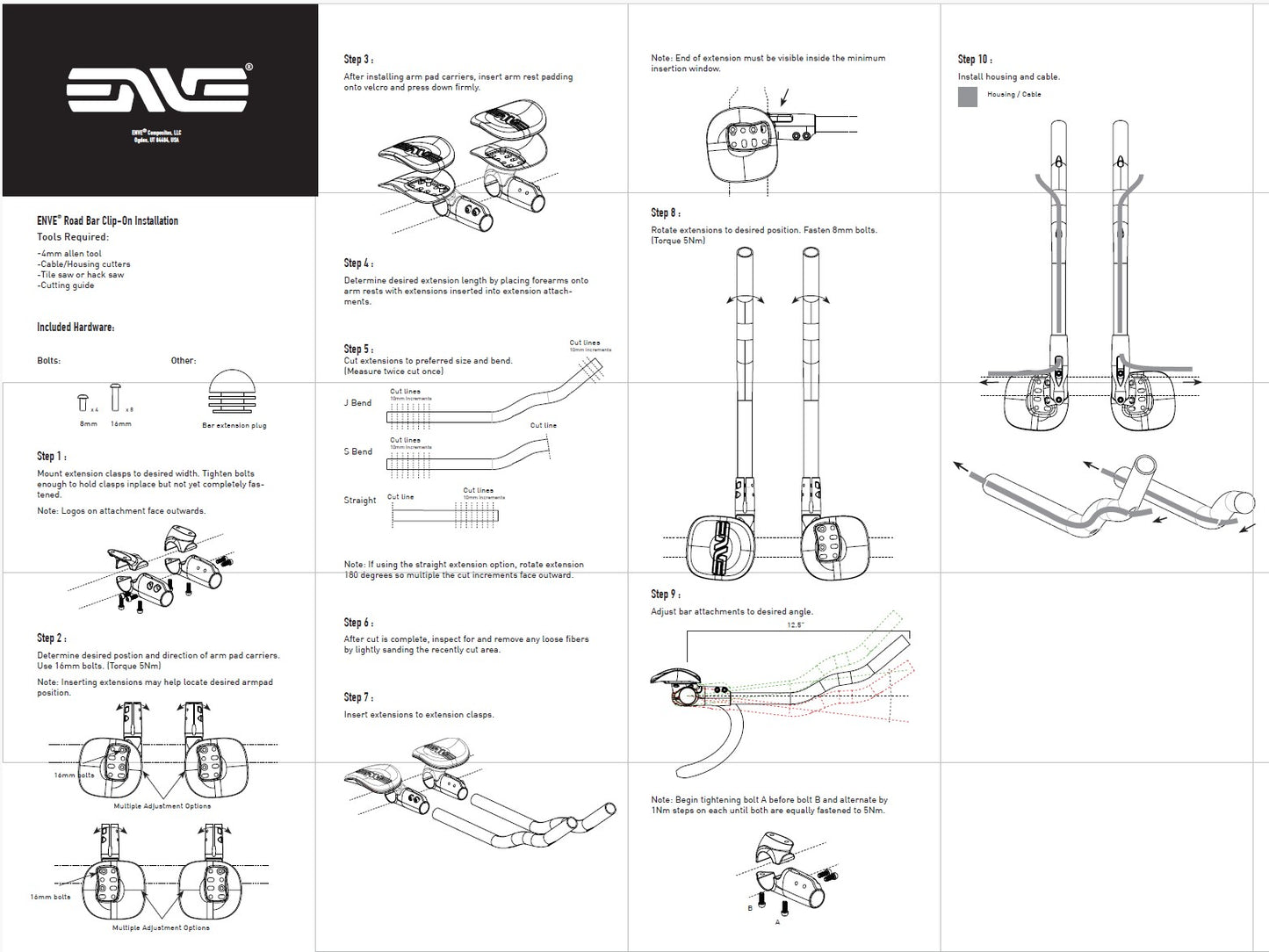 ENVE Clip On verlengsnoer