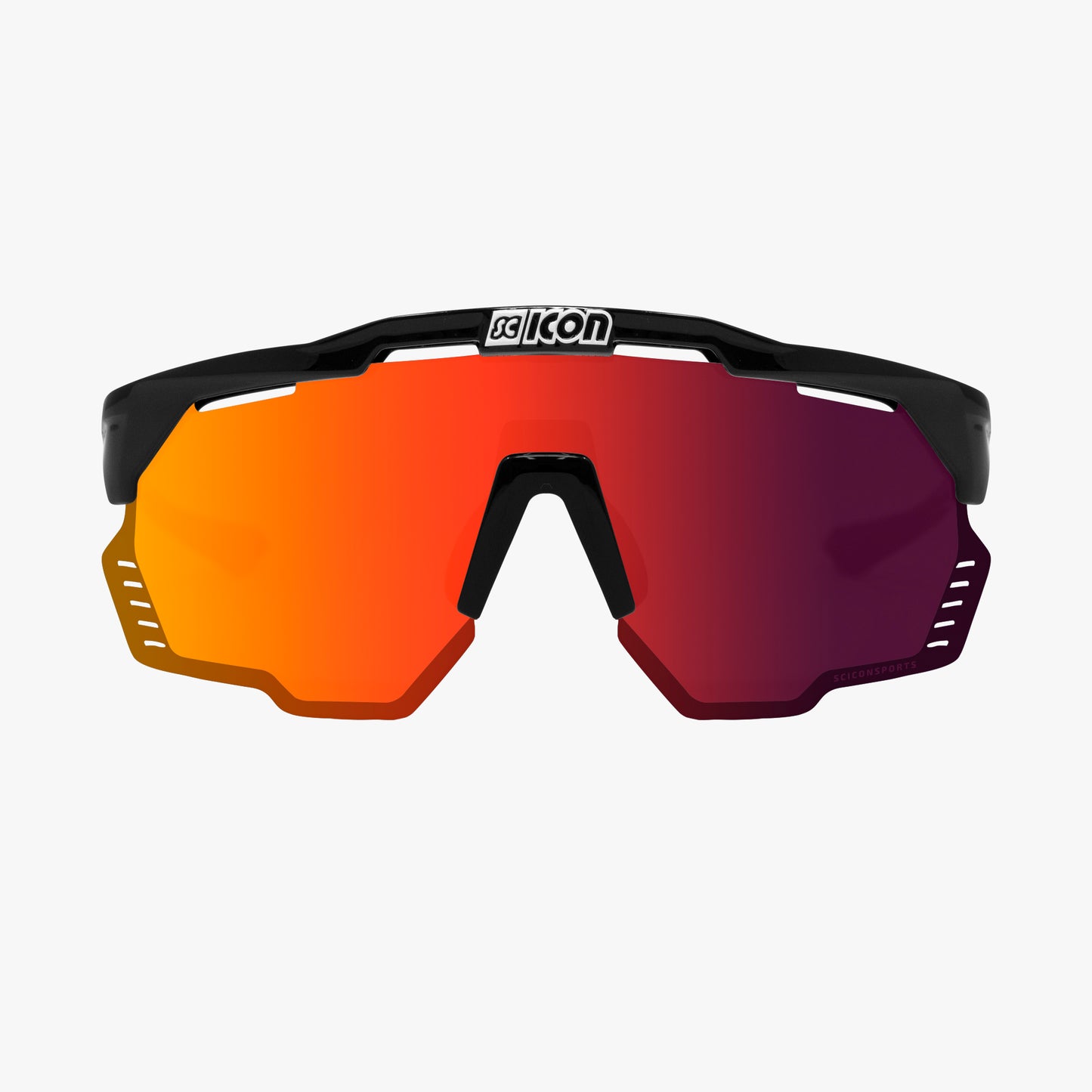 Lunettes SCICON AEROSHADE KUNKEN Noir Multimirror Rouge