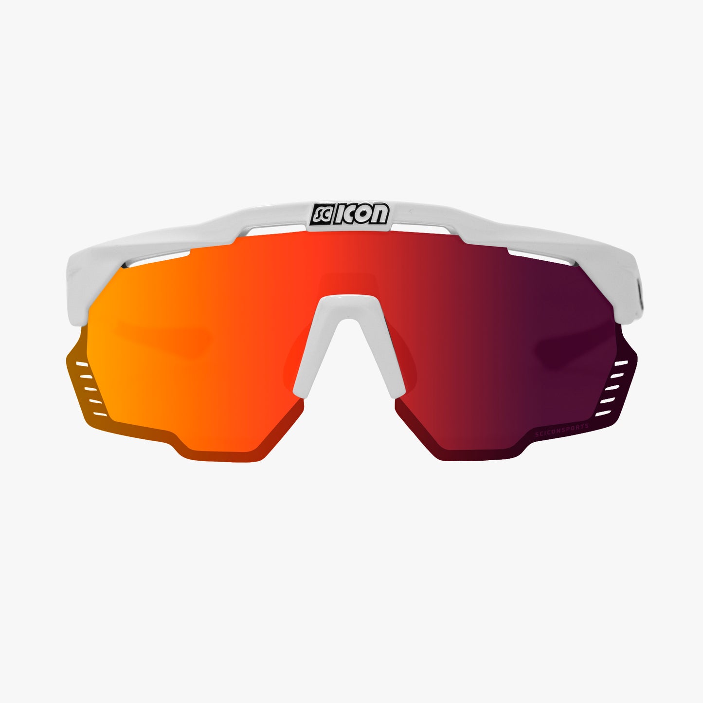 SCICON AEROSHADE KUNKEN Stofbril Wit Multimirror Rood