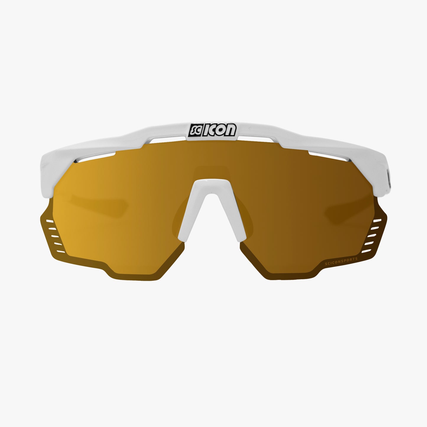 Zonnebril SCICON AEROSHADE KUNKEN Wit Multimirror Brons