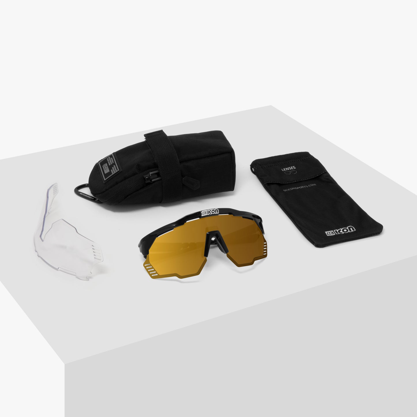 Zonnebril SCICON AEROSHADE KUNKEN Wit Multimirror Brons