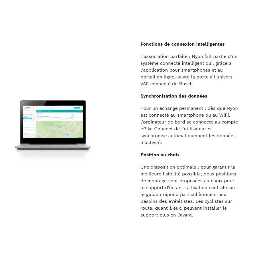 BOSCH NYON scherm