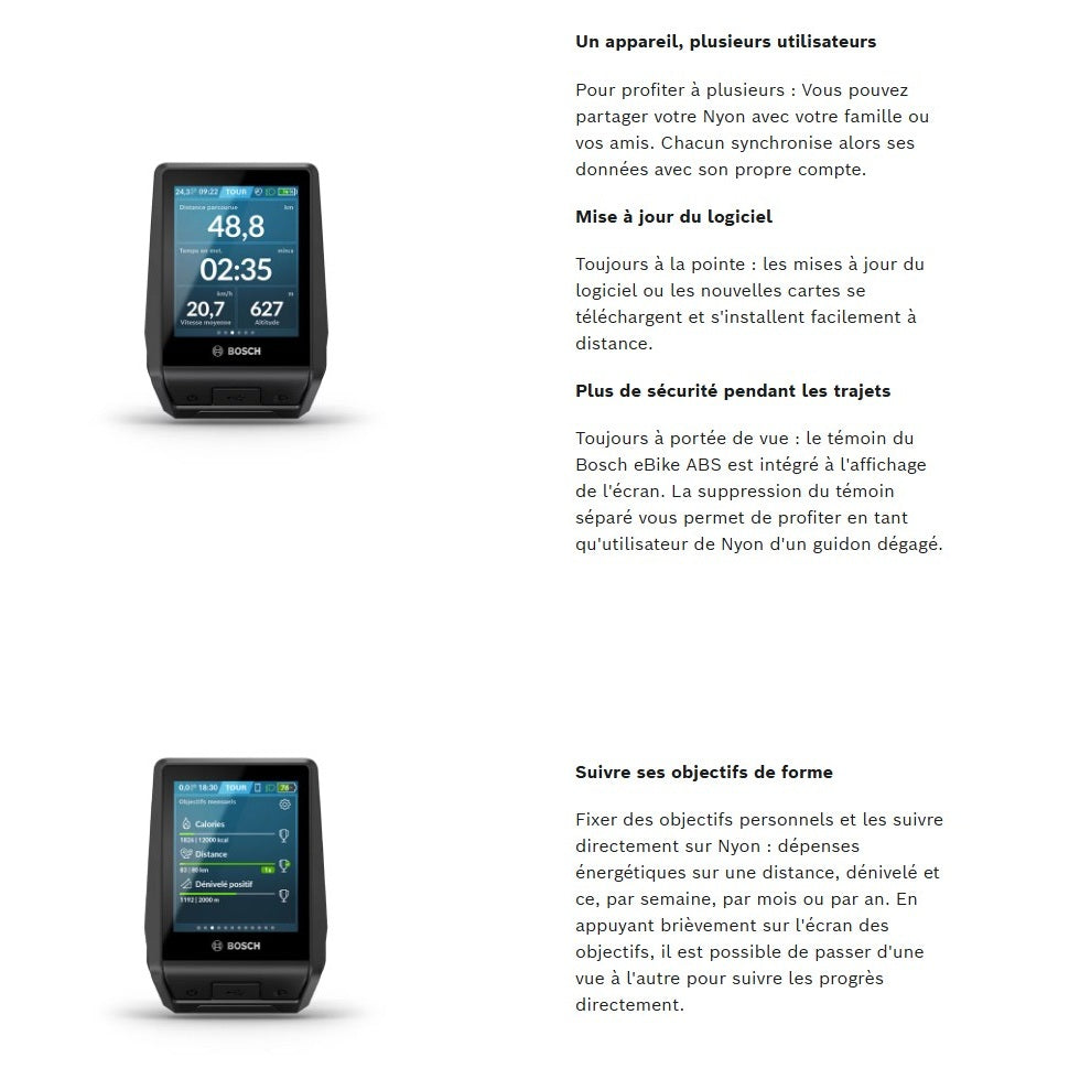 BOSCH NYON scherm