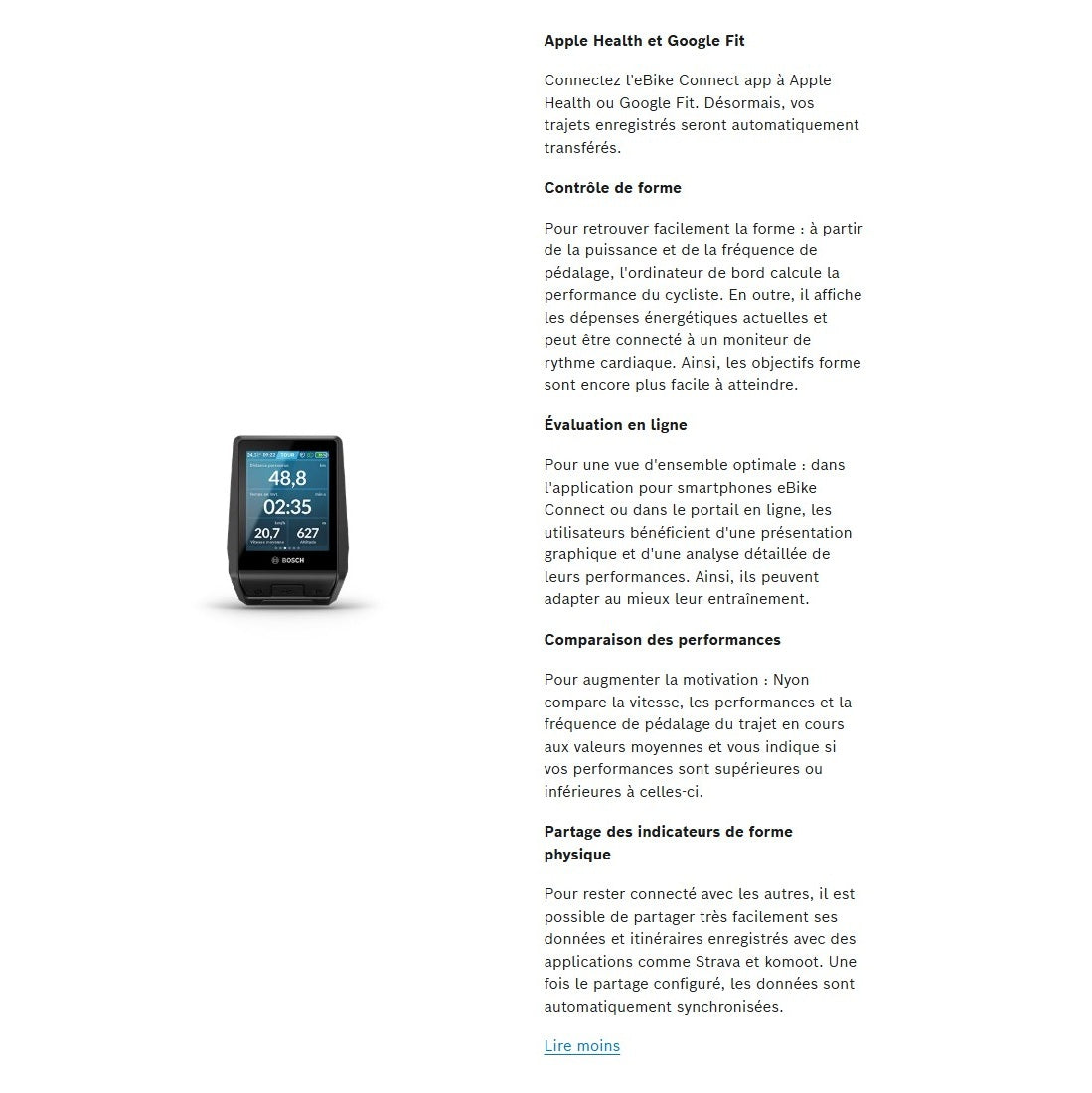 BOSCH NYON scherm