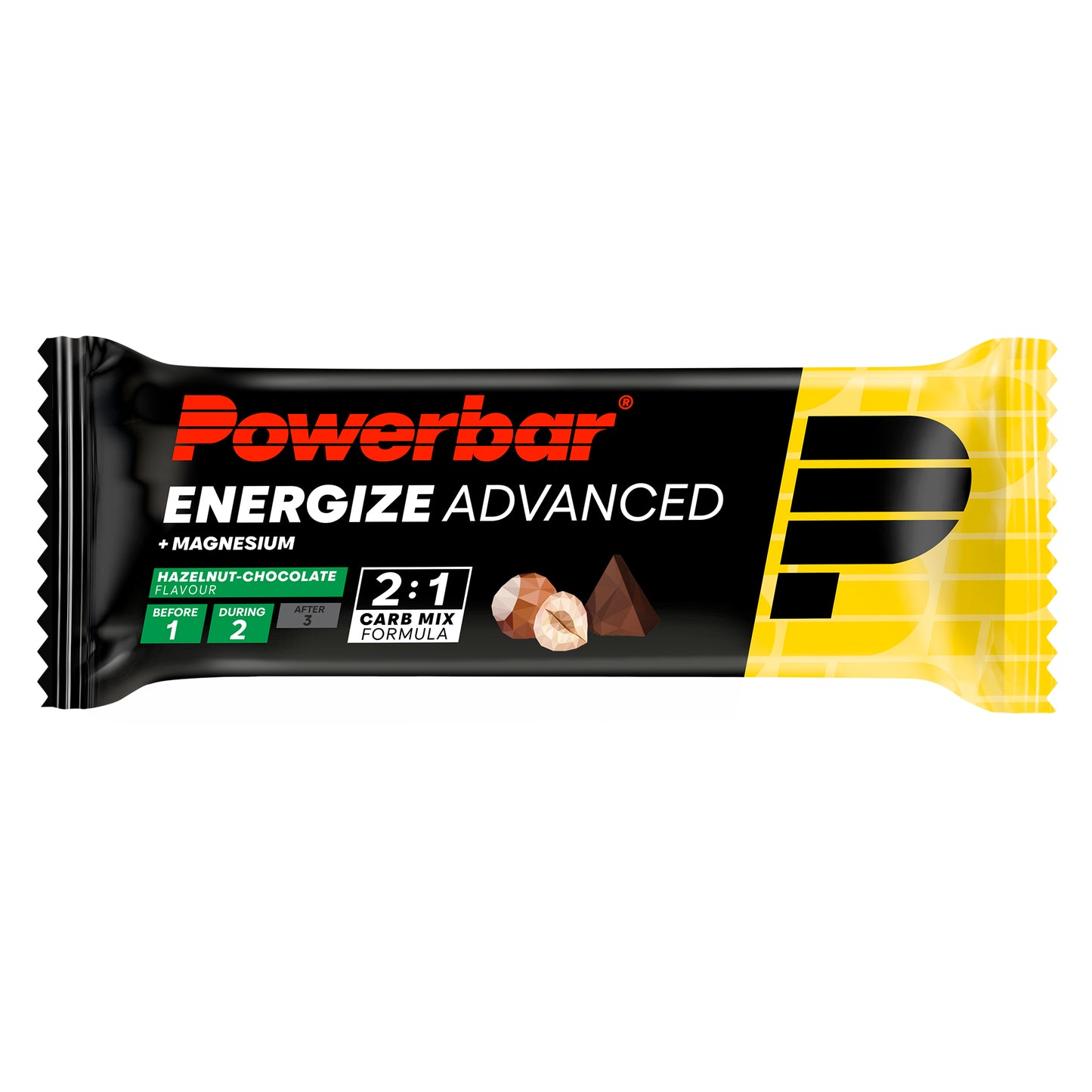 Barre Énergétique POWERBAR ENERGIZE ADVANCED (55g) Chocolat Noisette