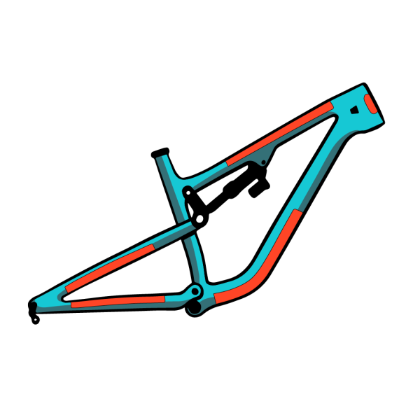RIDE WRAP ESSENTIAL Zelfklevende framebeschermer Gloss Finish