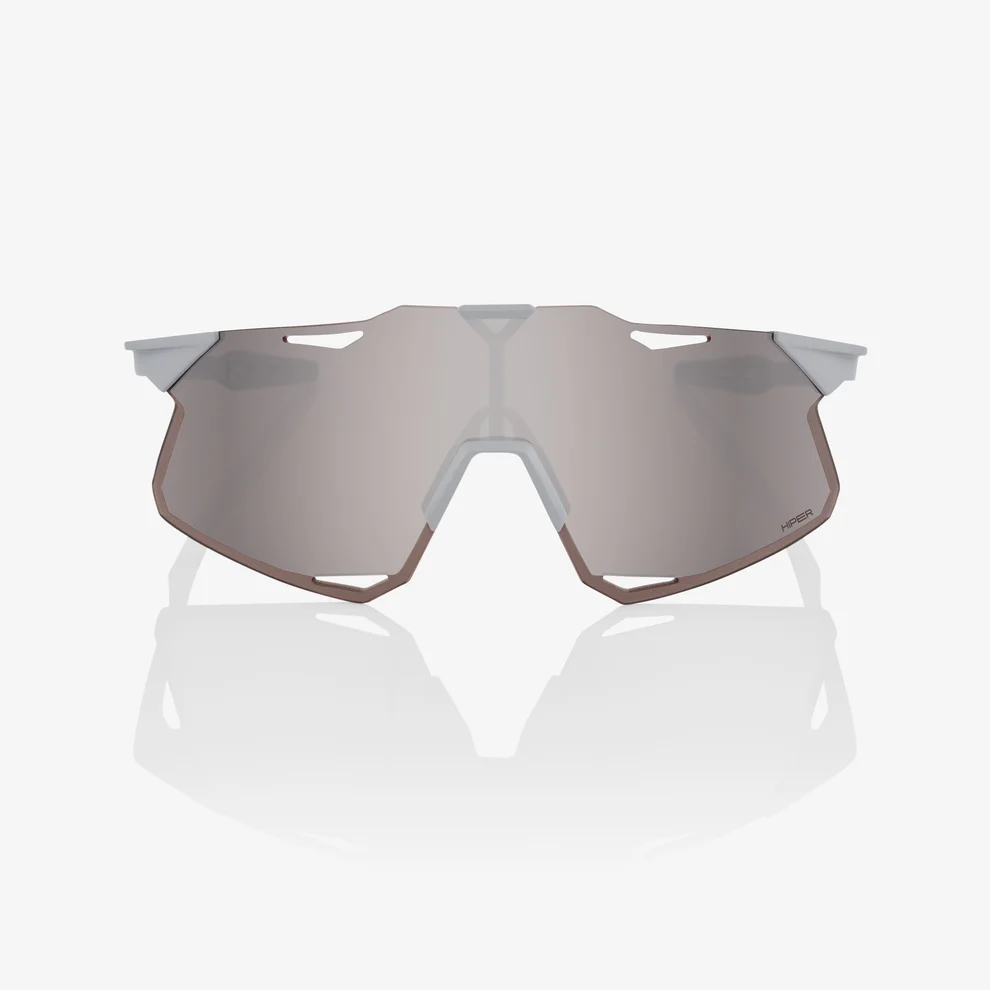 100% HYPERCRAFT Grijze Matte Hiper Spiegelbril