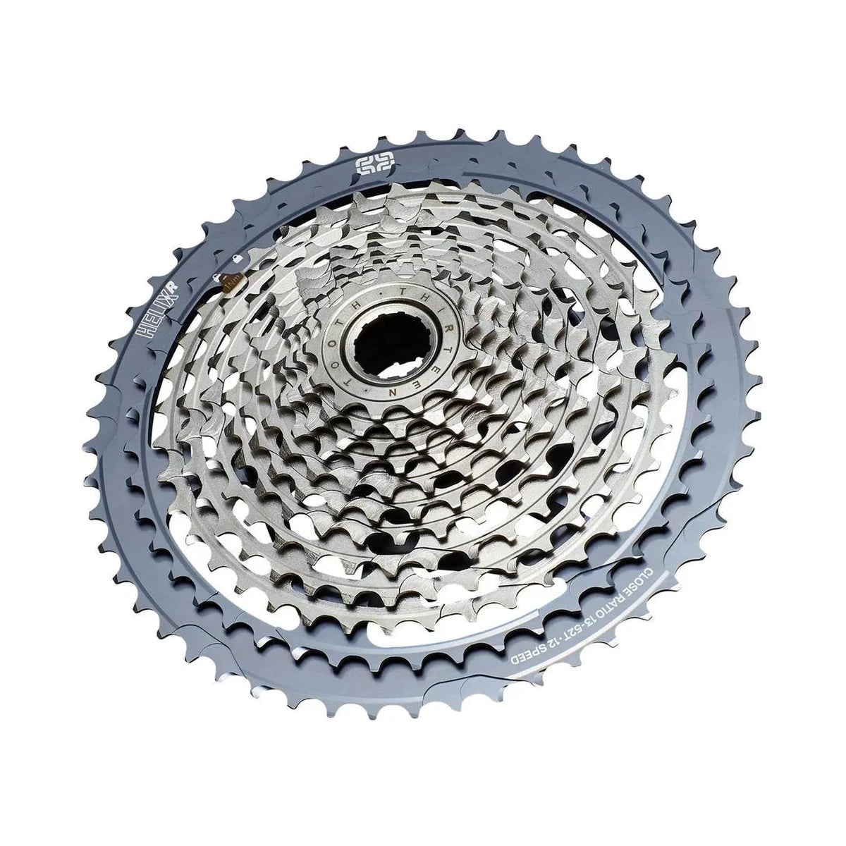 12V-cassette E-THIRTEEN Helix Race E-Bike Grijs