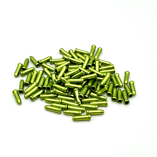 CLARKS Derailleurkabeluiteinden (x100) Groen