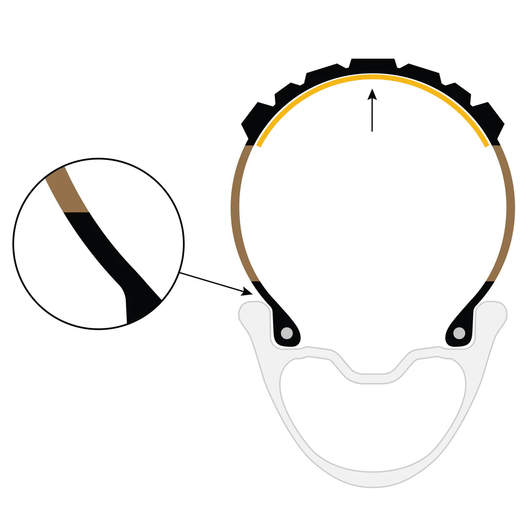 Pneu ENVE HEX 700x44 Tubeless Ready Beige