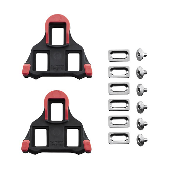 Vulplaatje SHIMANO SPD-SL Rood 0° SM-SH10