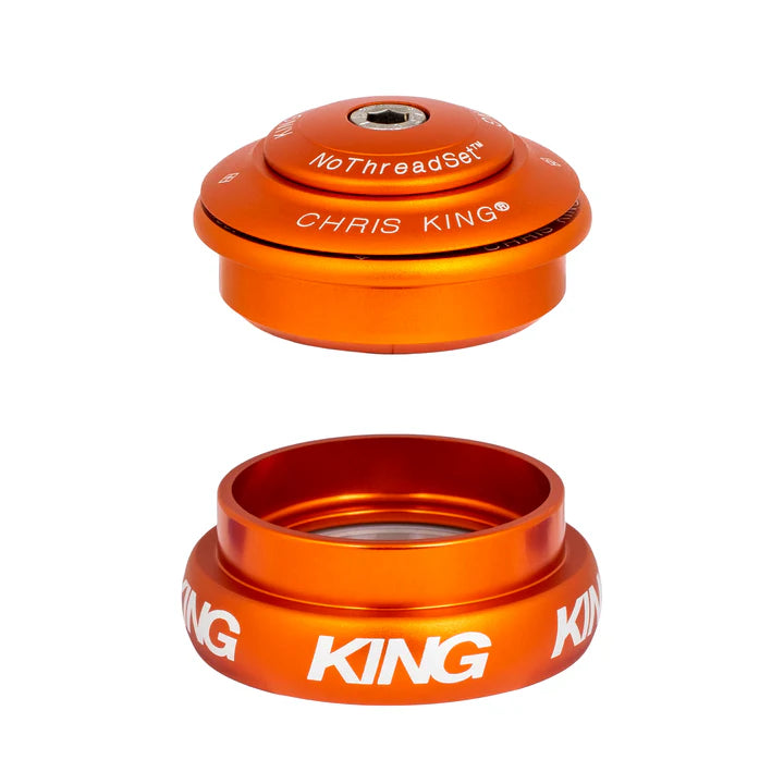 Semi-geïntegreerd / extern balhoofd CHRIS KING INSET 8 1"1/8-1"1/4 ZS44/EC44 Oranje