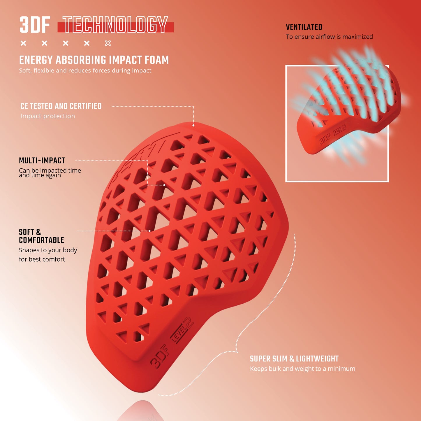 LEATT 3DF 5.0 Kniebeschermers Zwart/Wit