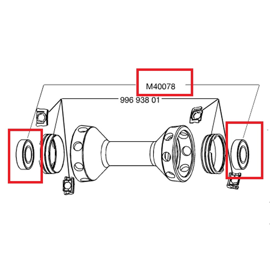 Mavic 6901 voorwiellager