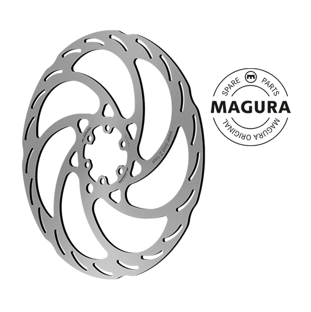 MAGURA MDR-S 2,5 mm 6-gaats schijf zilver