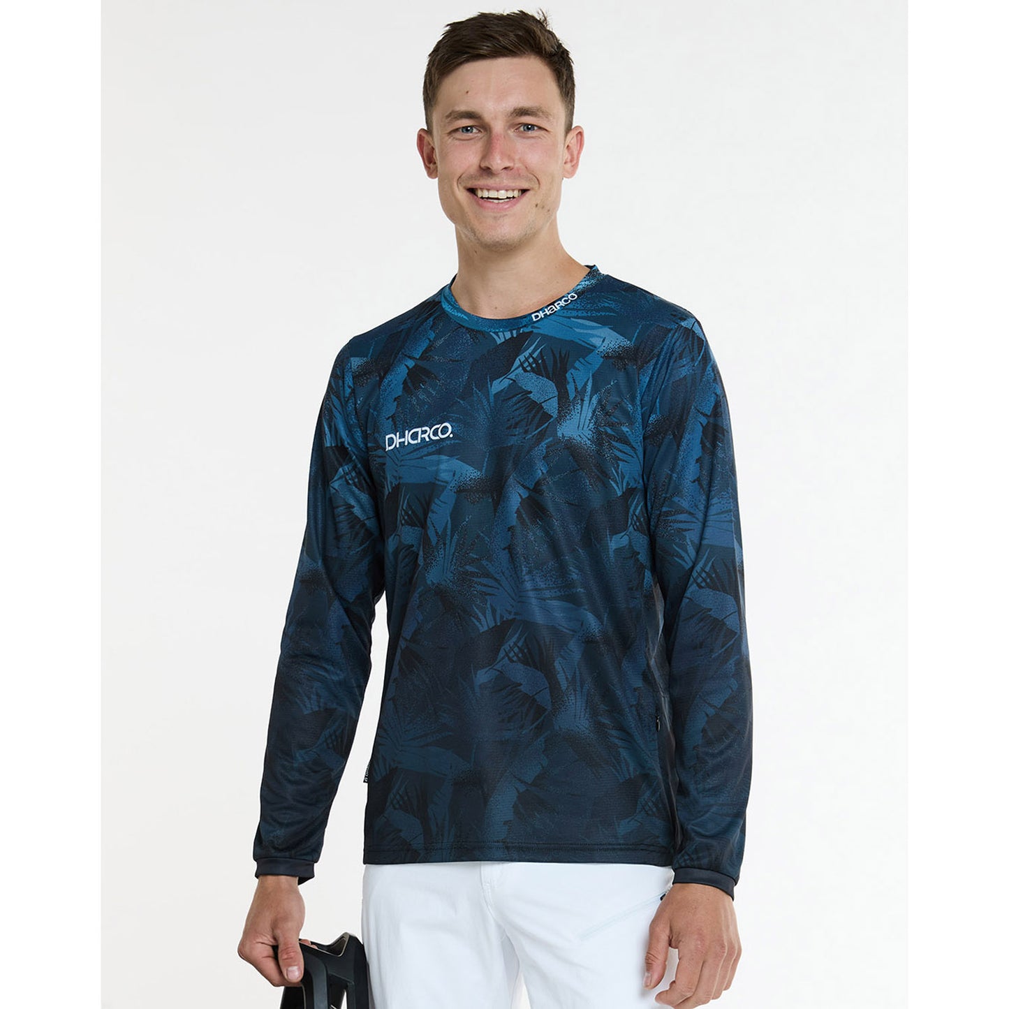 DHARCO GRAVITY DARK ROOM Jersey Lange Mouw Blauw