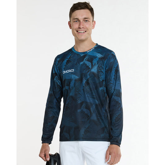 Maillot DHARCO GRAVITY DARK ROOM Manches Longues Bleu