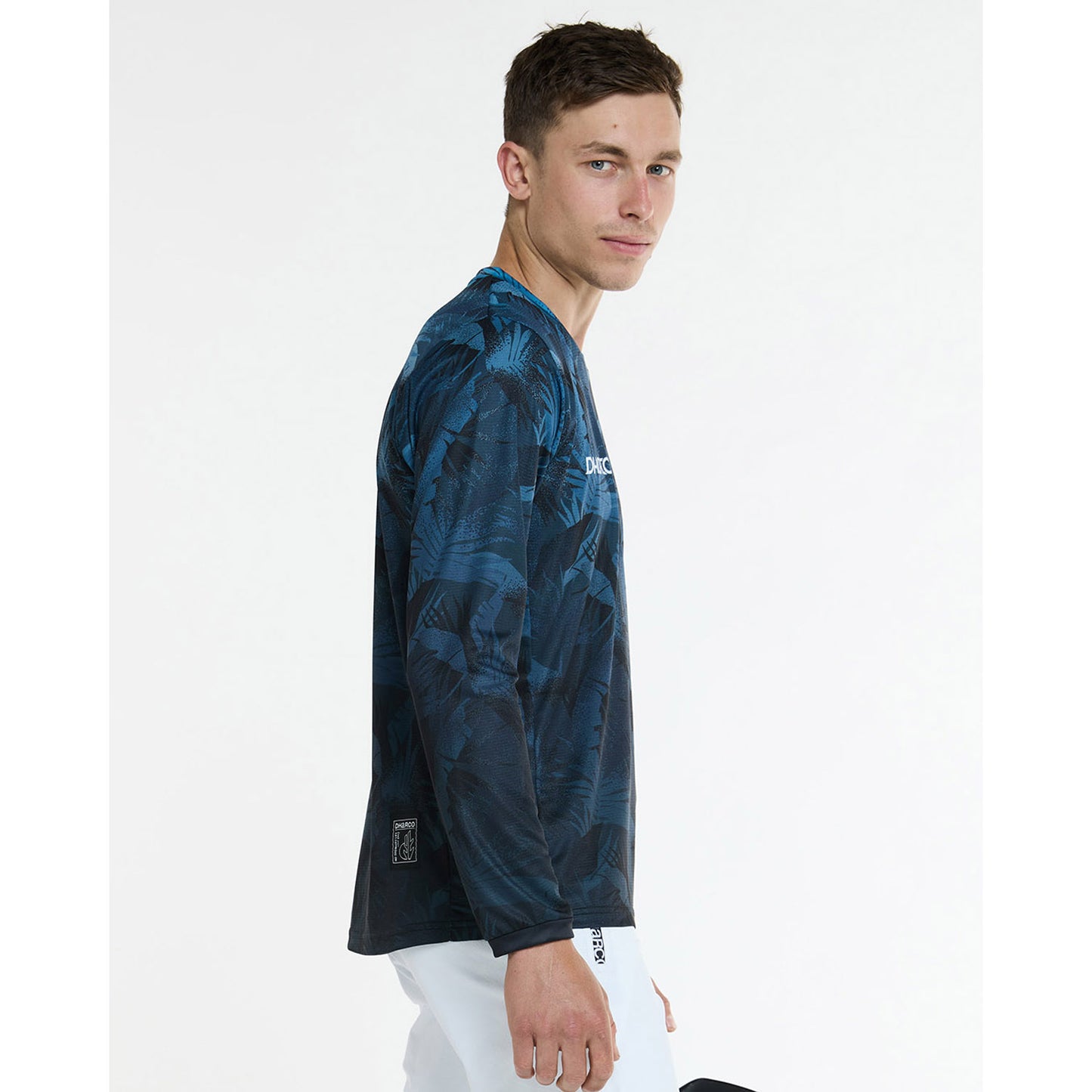 DHARCO GRAVITY DARK ROOM Jersey Lange Mouw Blauw