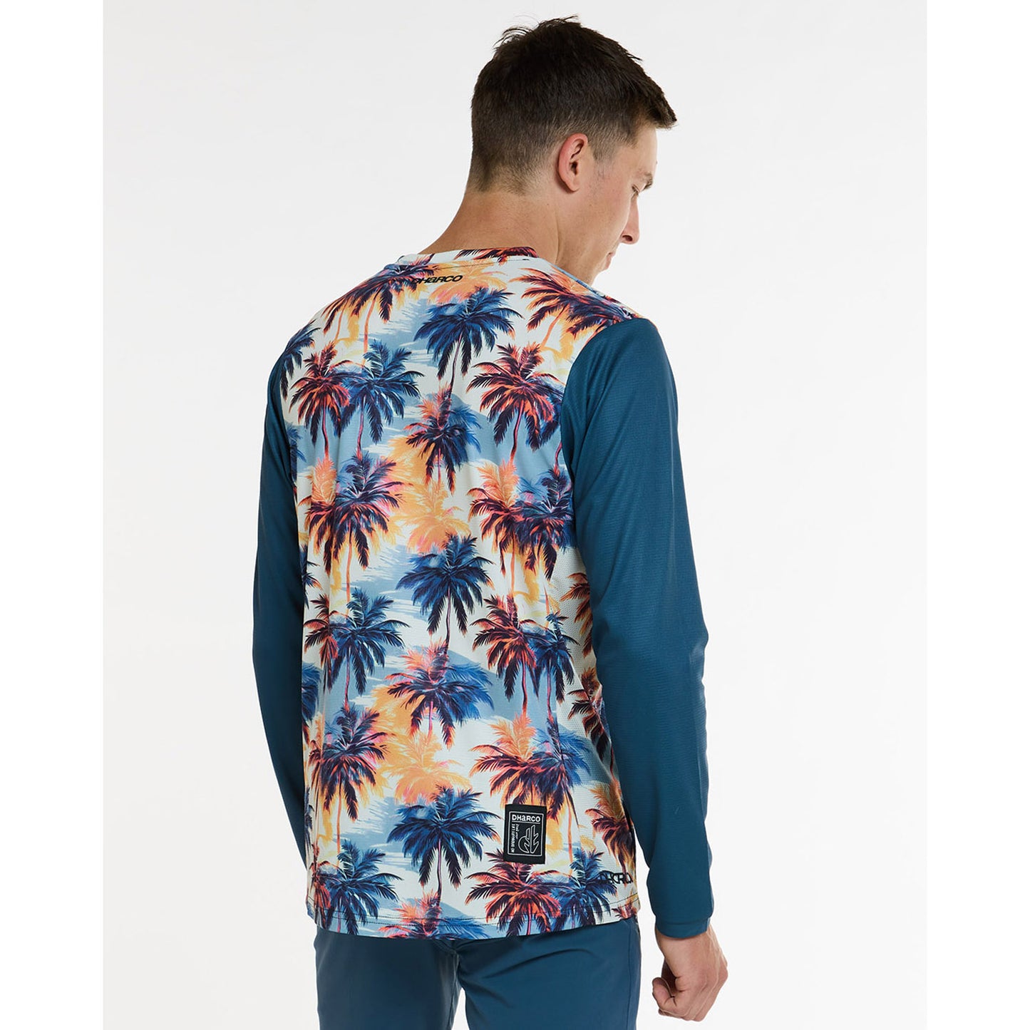 Maillot DHARCO GRAVITY VENICE BEACH Manches Longues Bleu