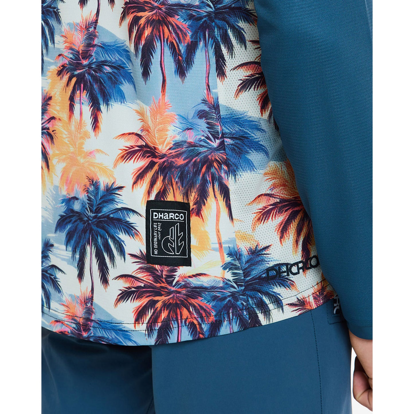 Maillot DHARCO GRAVITY VENICE BEACH Manches Longues Bleu