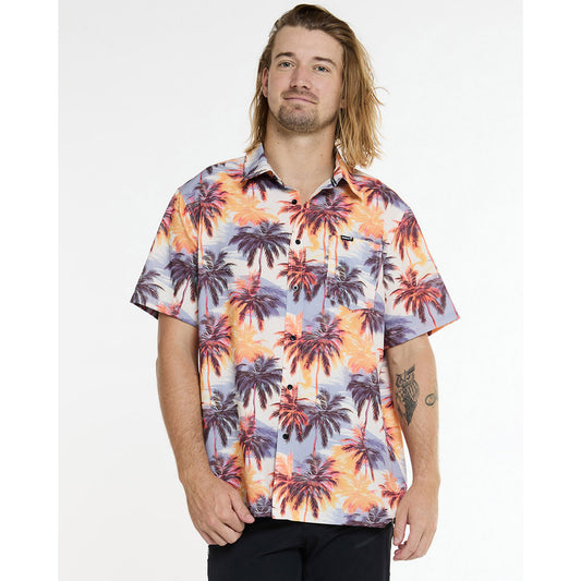 DHARCO TECH PARTY EL CAMINO Tech Shirt Oranje/Blauw
