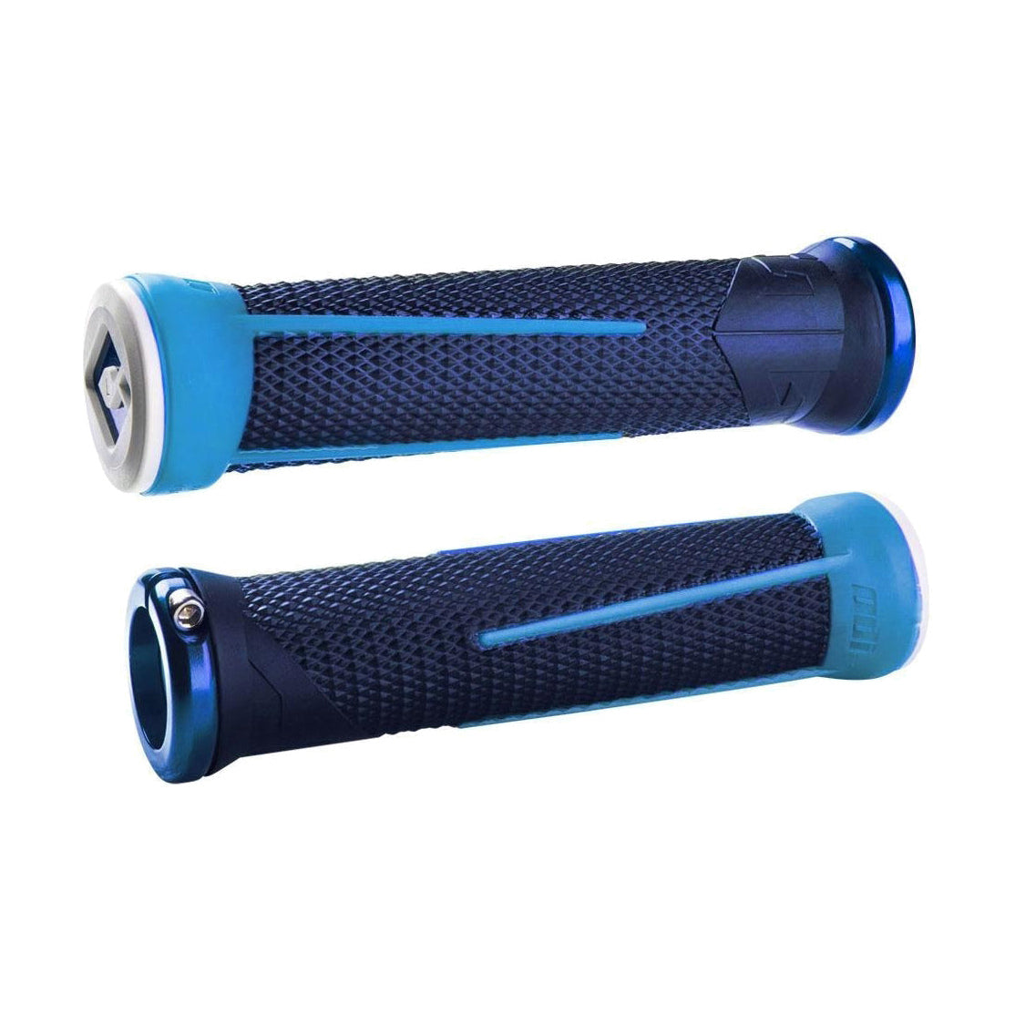 Grips ODI AARON GWIN Lock-On 135 mm Bleu