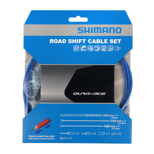 SHIMANO DURA-ACE 9000 Polymeer Blauw Derailleurkabel- en slangenset