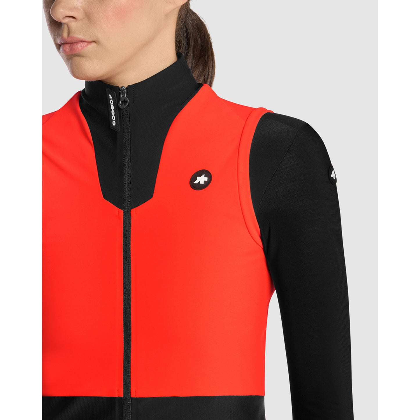 ASSOS DYORA R S11 Dames mouwloze jas LollyRed