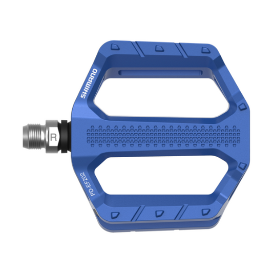 SHIMANO PD-EF202 vlakke pedalen Blauw