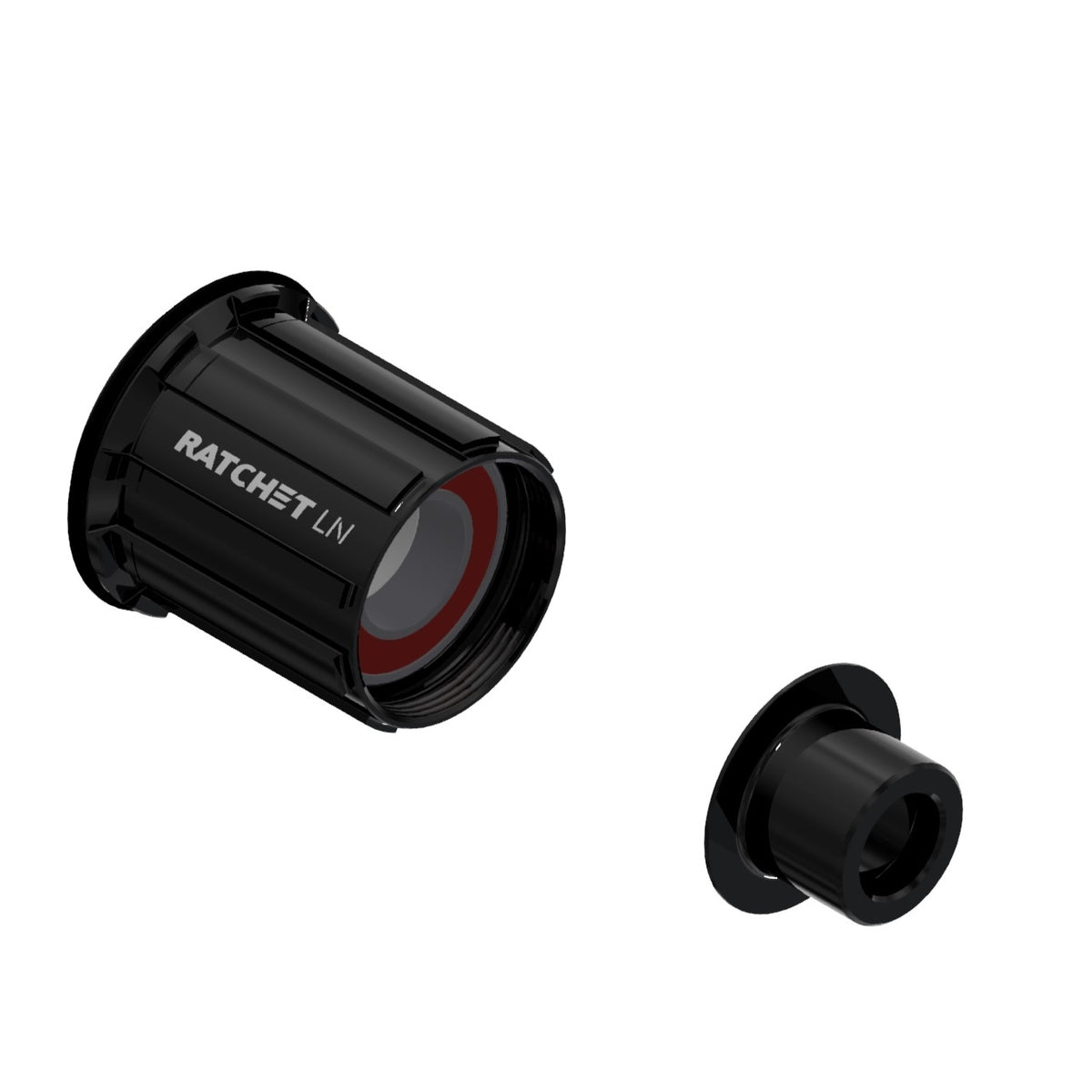 DT SWISS Ratchet LN-vrijloopbody voor Shimano HG, 12x142/148 mm as, aluminium