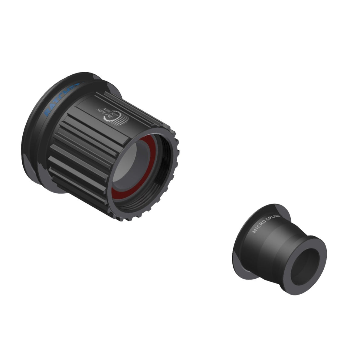 DT SWISS Ratchet EXP Hybrid MTB-vrijloopbody voor Shimano Micro Spline, as 12x142/148 mm, staal