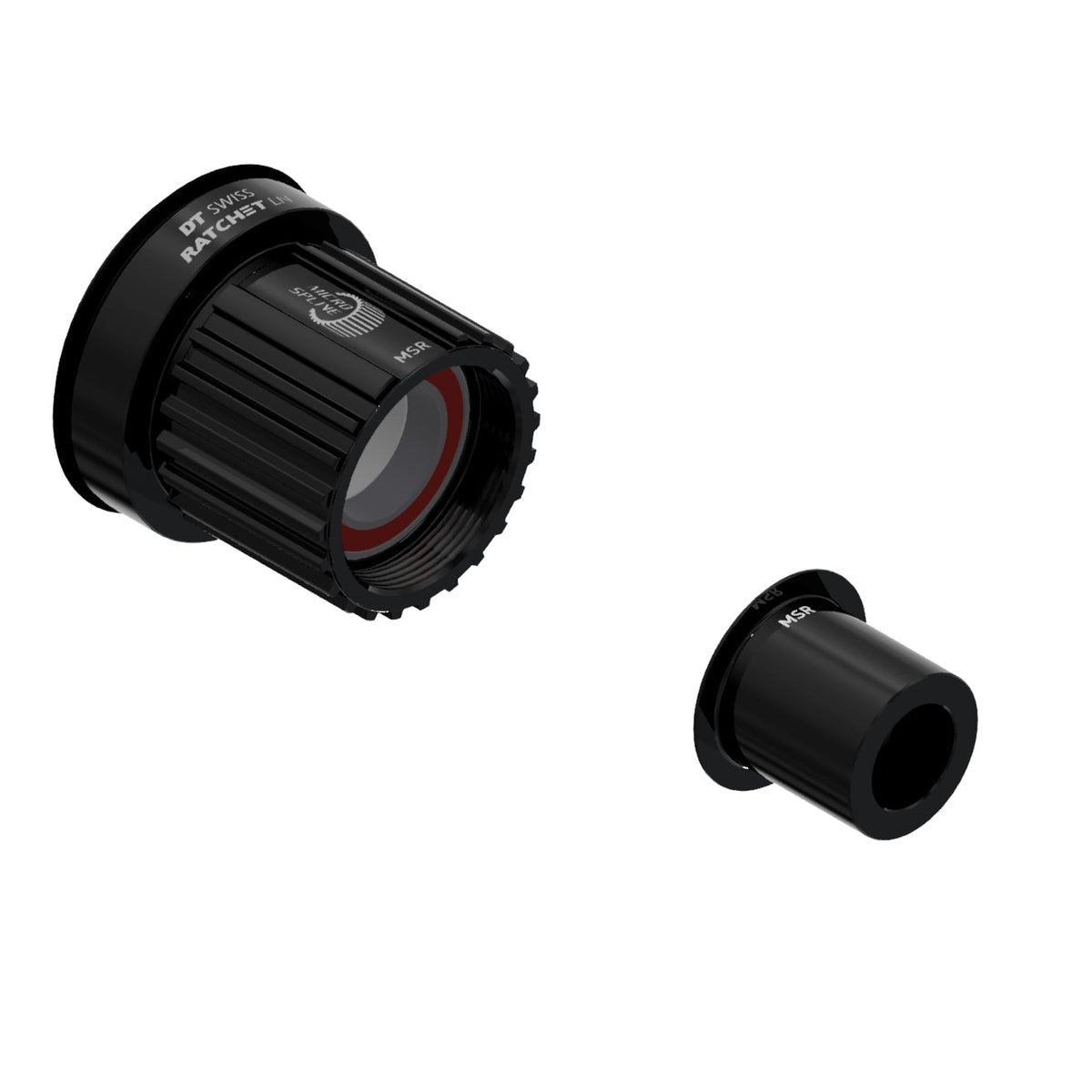 Vrijloopbody DT SWISS Ratchet LN voor Shimano Micro Spline, 12x142 mm steekas, aluminium Light
