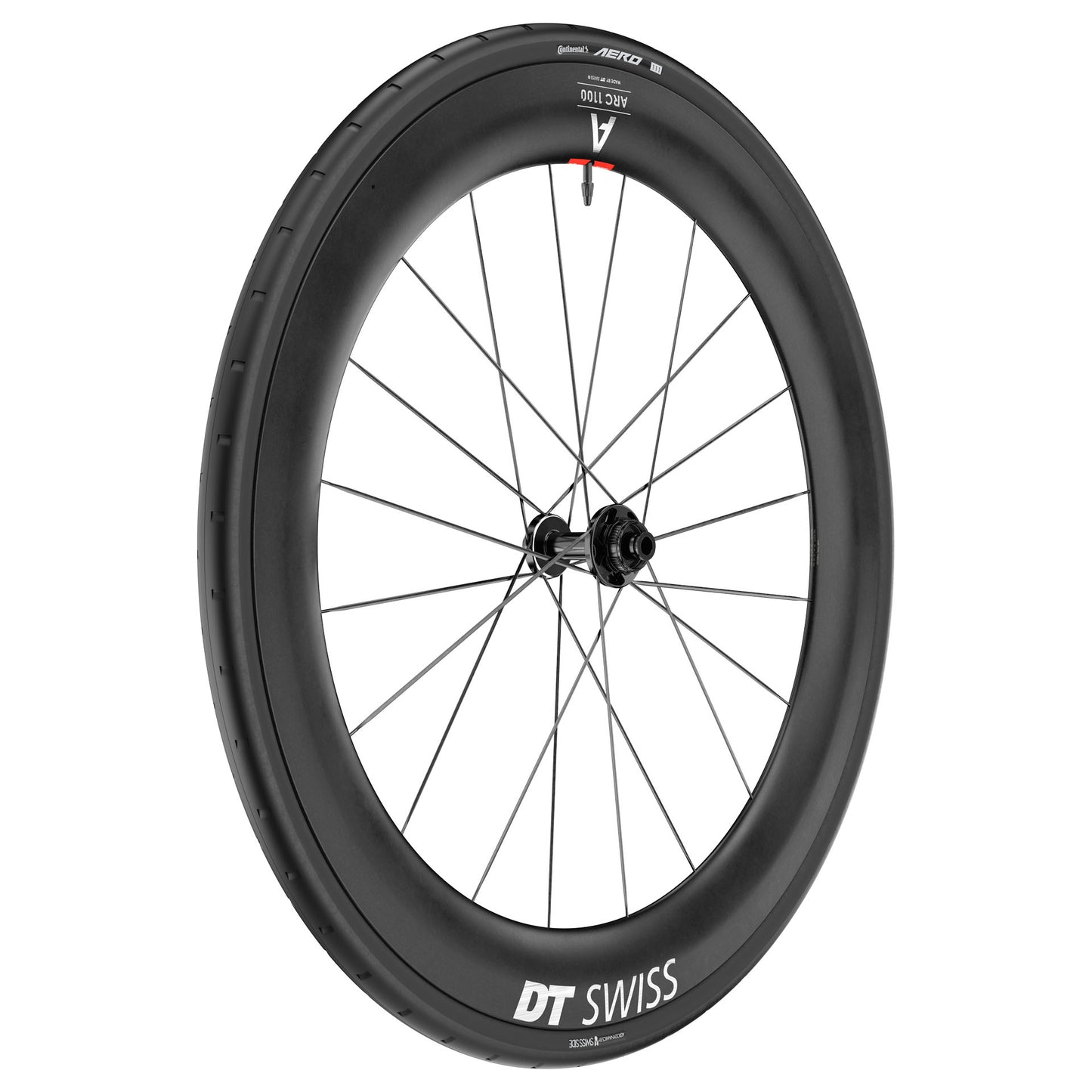 Paar DT SWISS ARC 1100 DICUT WTS 65 Tubeless Ready wielen (Center Lock)