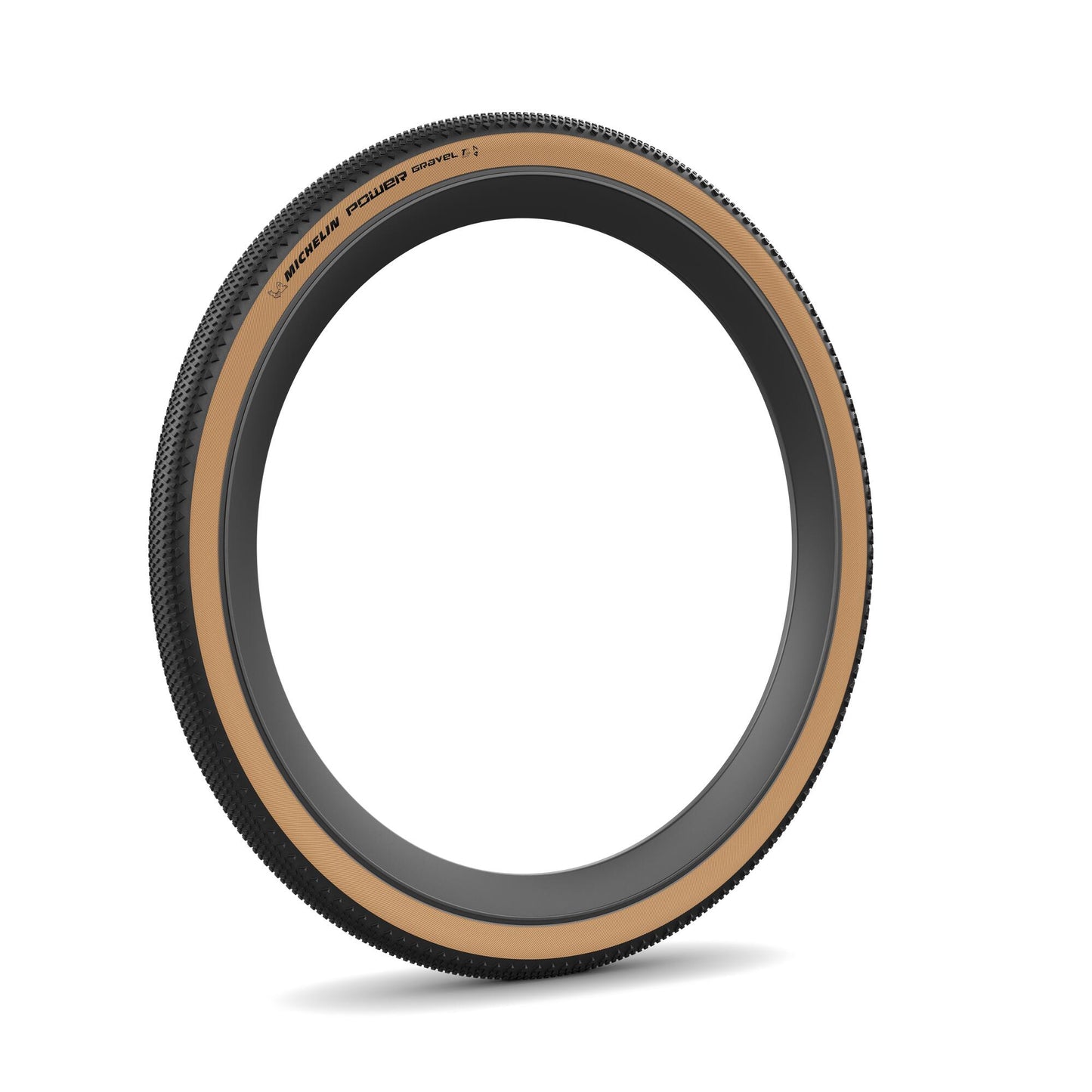 MICHELIN POWER GRAVEL Competition Line 650x50 Tubeless Ready Bruin band