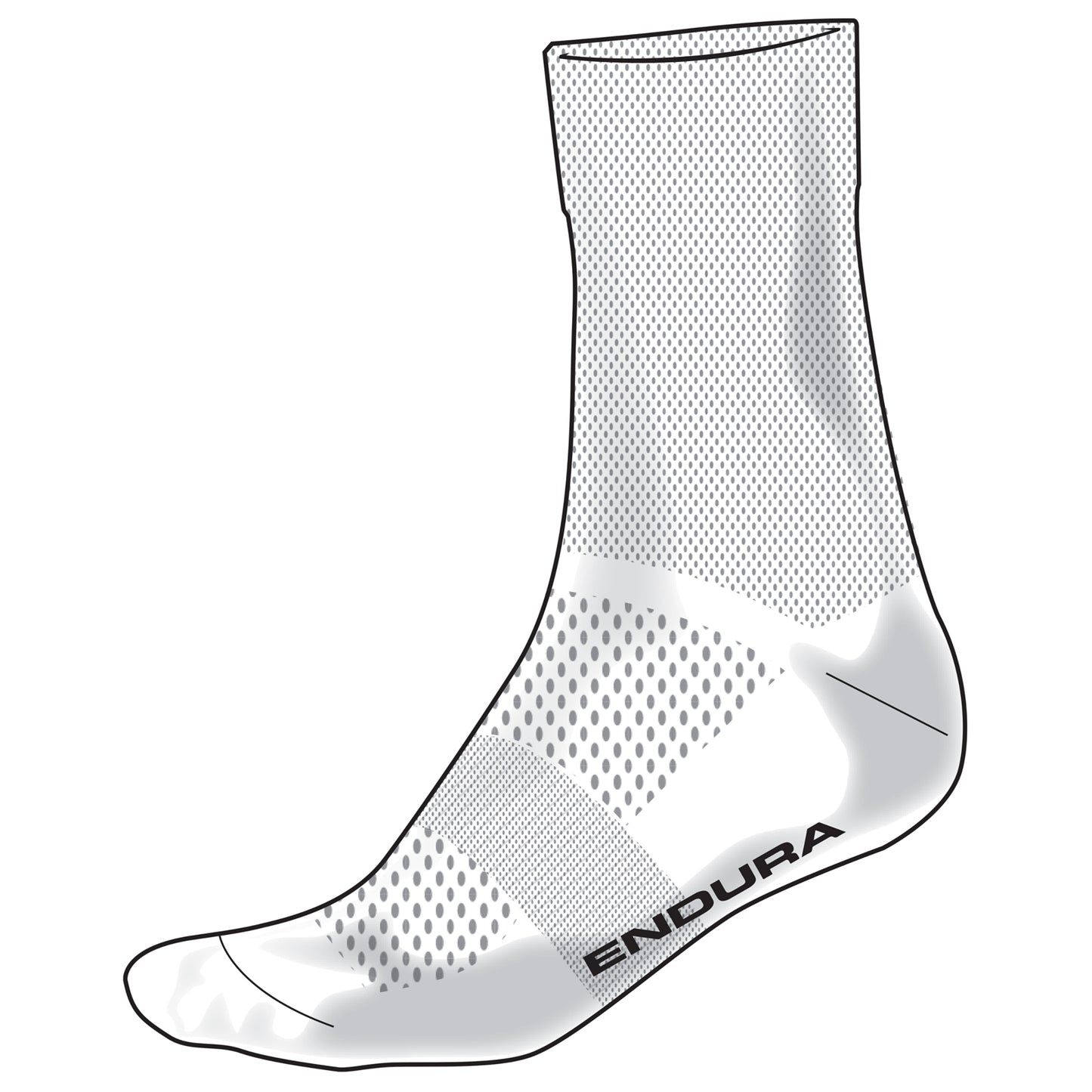 ENDURA PRO SL POWER Sokken Wit