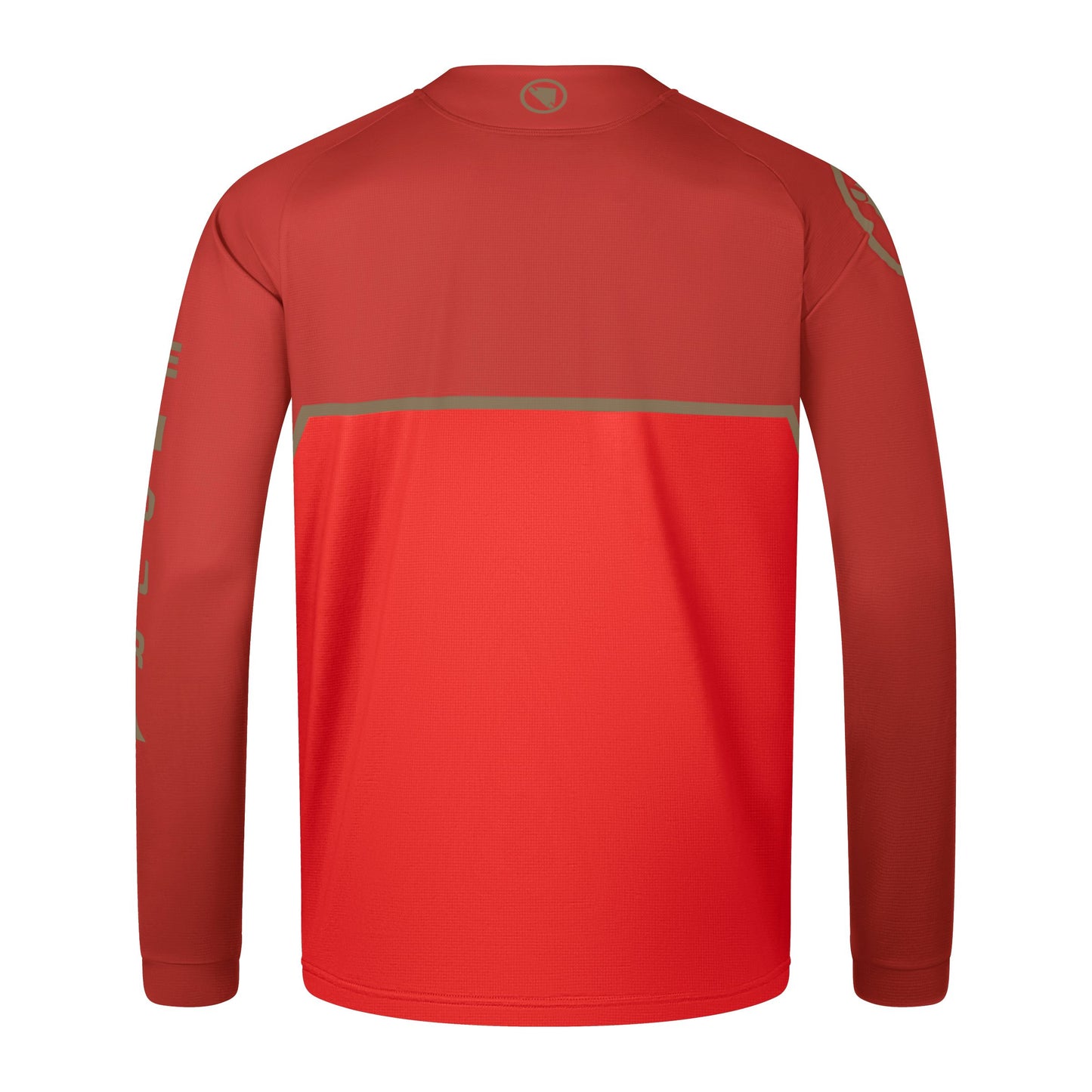 ENDURA CORE PRINTED Lange Mouw Jersey Rood 2025