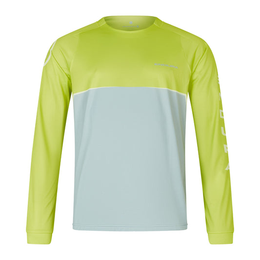 ENDURA CORE PRINTED Lange Mouw Jersey Groen 2025