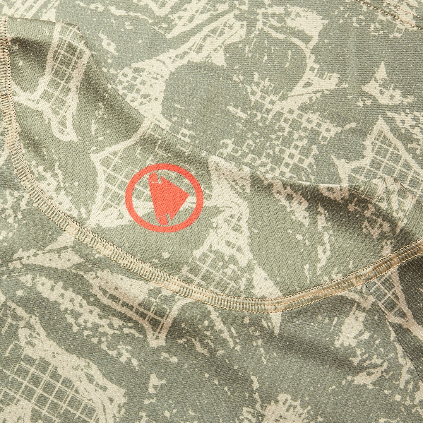 Maillot ENDURA LTD PRINTED Manches Longues Camo Kaki 2025