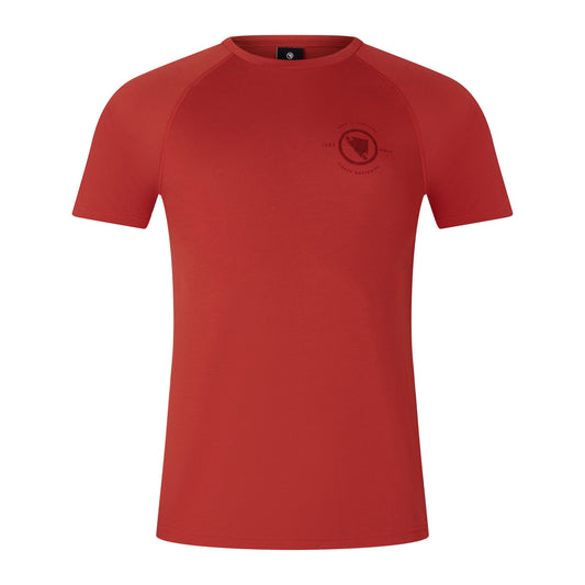 Maillot ENDURA LOOP Manches Courtes Rouge 2025