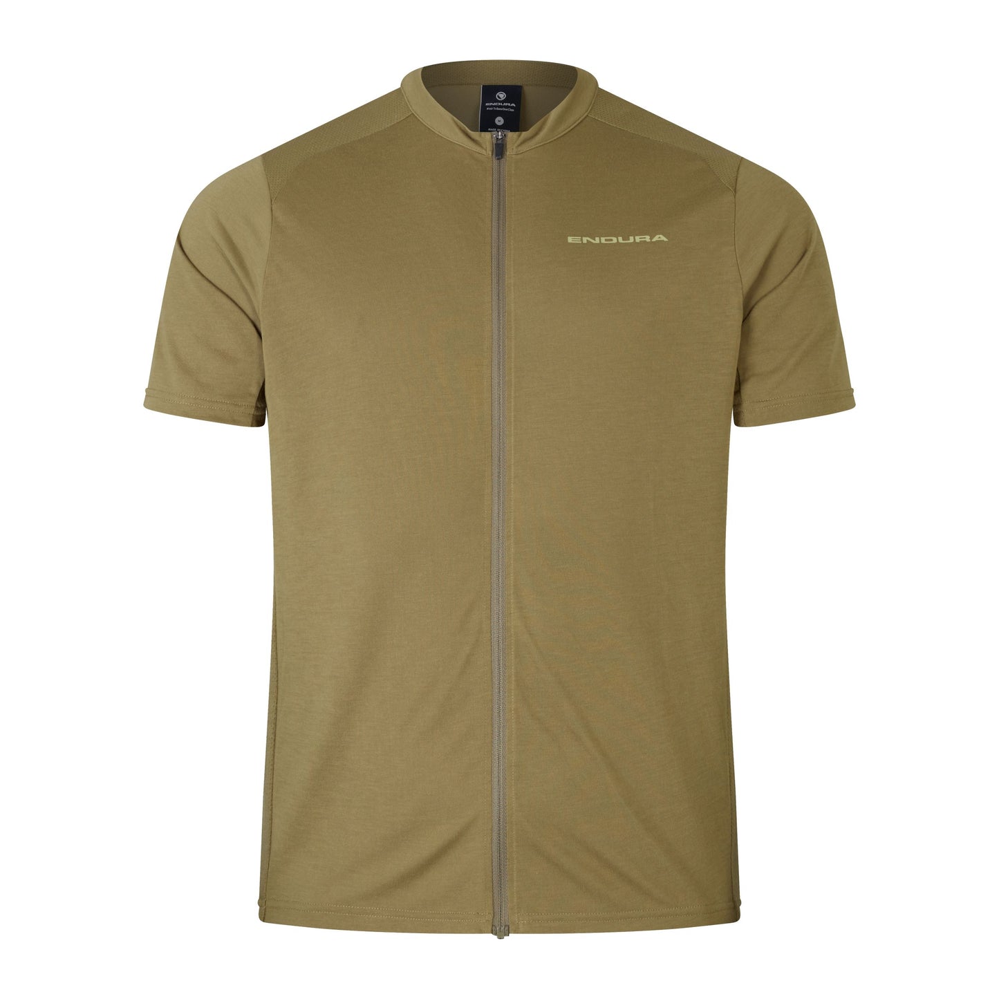 Maillot ENDURA LOOP ZIPPED Manches Courtes Marron 2025