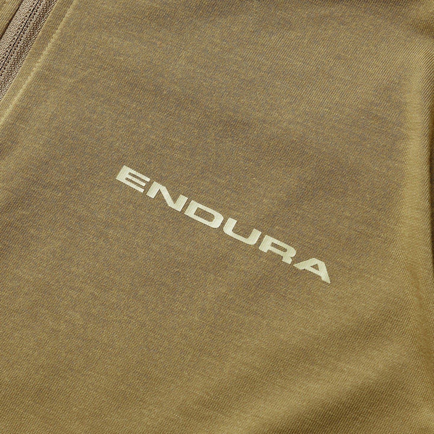 Maillot ENDURA LOOP ZIPPED Manches Courtes Marron 2025