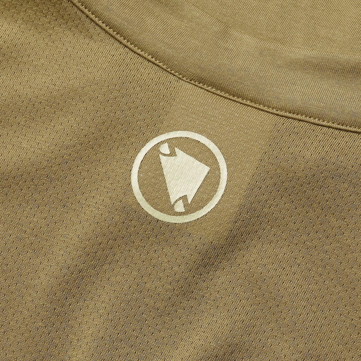 Maillot ENDURA LOOP ZIPPED Manches Courtes Marron 2025
