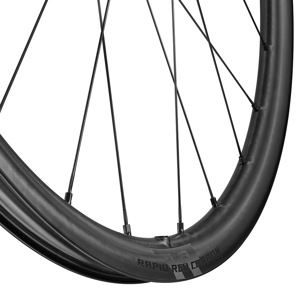 Paar FULCRUM RAPID RED CARBON 700c Tubeless Ready Center Lock wielen)