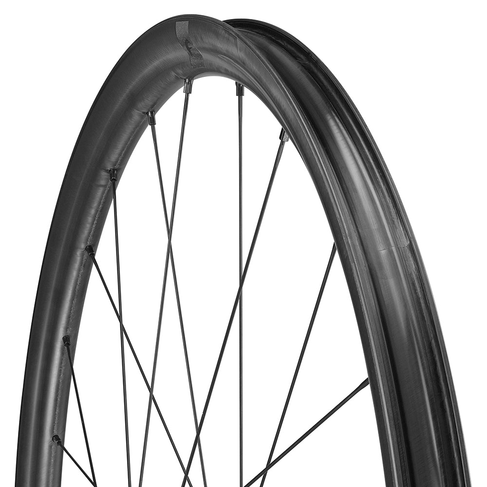 Paar FULCRUM RAPID RED CARBON 700c Tubeless Ready Center Lock wielen)